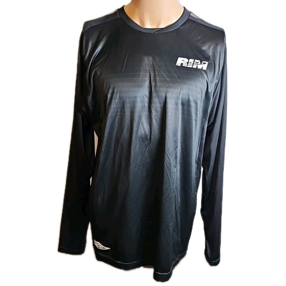 Rare RIM Research In Motion BlackBerry Phones Umbro Long Sleeve Shirt Size Large